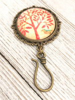 Magnetic Bird Knitting Pin for Portuguese Knitting