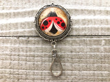 Ladybug Knitting Pin for Portuguese Knitting, Magnetic