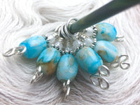 Celtic Beach Stitch Markers for Knitting, Gift for Knitters