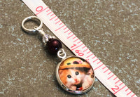 Lady Cat Stitch Markers for Knitting or Crochet, Sets of 6-20