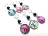 Mixed Hummingbird Stitch Markers for Knitting or Crochet