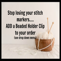 3-20 pc. Flower Stitch Markers for Knitting, Crochet Stitch Marker Option