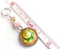 Beach Stitch Markers for Knitting or Crochet, Seashell Progress Keeper