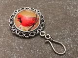Magnetic Cardinal Portuguese Knitting Pin