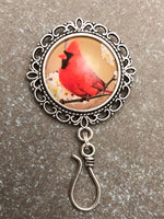 Magnetic Cardinal Portuguese Knitting Pin