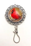 Magnetic Cardinal Portuguese Knitting Pin