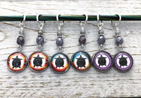 Turtle Stitch Markers for Knitting or Crochet, Gift for Knitters, Tortoise