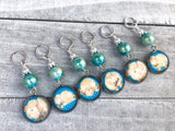Silly Sheep Stitch Markers for Knitting or Crochet, Choose Rings or Clasps