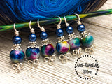 Celtic Rainbow Stitch Markers for Knitting, Gift for Knitters