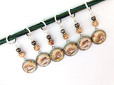 Hedgehog Stitch Marker Set for Knitting or Crochet, Gift for Knitters, Snag Free, Hedgepig