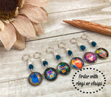 Mixed Owl Stitch Markers for Knitting or Crochet