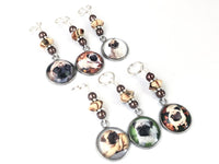 Blonde Pug Stitch Markers for Knitting or Crochet