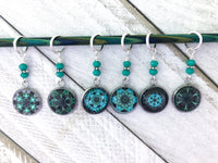 Mandala Stitch Markers for Knitting or Crochet