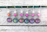 Bohemian Owls Stitch Markers for Knitting or Crochet