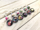 Wild Animal Stitch Markers for Knitting or Crochet, Choose Rings or Clasps