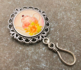 Teapot Portuguese Knitting Pin | ID Holder | Gift for Knitters | Magnetic