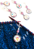 Cute Bohemian Stitch Markers for Knitting or Crochet, Dreamcatcher