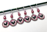 Rooster Stitch Markers for Knitting or Crochet, Gift for Knitters, Chicken Gifts