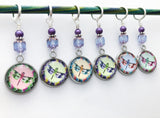 Dragonfly Stitch Markers for Knitting or Crochet
