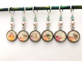 Assorted Teapot Stitch Markers for Knitting or Crochet