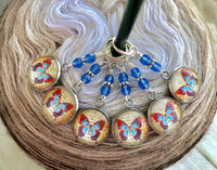 Butterfly Stitch Markers for Knitting or Crochet, Gift for Knitters, Snag Free