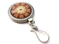 Magnetic Autumn Mandala Portugal Knitting Pin for Potuguese Knitting