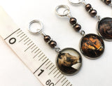 Rustic Horses Stitch Marker Set for Knitting or Crochet