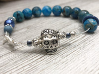 Skull Abacus Counting Bracelet,  Row Counter