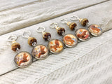 Squirrel Stitch Markers for Knitting or Crochet, Gift for Knitters, Progress Keepers