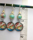 Bird Stitch Markers for Knitting or Crochet, with Rings or Clasps