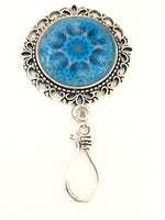 Kaleidoscope Portuguese Knitting Pin, Magnetic Brooch