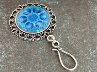 Kaleidoscope Portuguese Knitting Pin, Magnetic Brooch