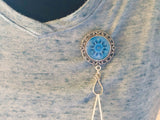 Kaleidoscope Portuguese Knitting Pin, Magnetic Brooch