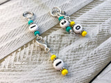 Stitch Markers with Numbers for Knitting or Crochet, Counts 0-99