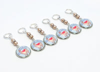 Llama Stitch Markers for Knitting, Crochet Stitch Marker Option, Sets of 3-20