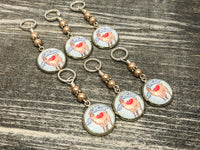 Llama Stitch Markers for Knitting, Crochet Stitch Marker Option, Sets of 3-20