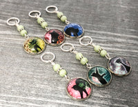 3-20 Cat Stitch Markers, Gift for Knitter, Snag Free Knitting Markers, Crochet Stitch Marker Option, Progress Keepers