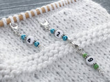 Number Stitch Markers, Row Counter, Progress Keepers, Counts 0-99