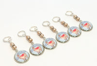 Llama Stitch Markers for Knitting, Crochet Stitch Marker Option, Sets of 3-20