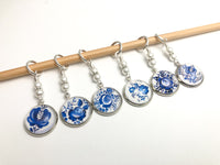 3-20 pc. Flower Stitch Markers for Knitting, Crochet Stitch Marker Option