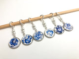 3-20 pc. Flower Stitch Markers for Knitting, Crochet Stitch Marker Option