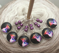 Bird Stitch Markers for Knitting, Gift for Knitter, Progress Keepers, Crochet Stitch Marker, Sets of 3-20 Markers