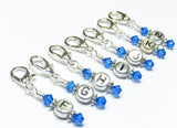 Customizable Letter Stitch Markers | Removable Progress Keepers | Crochet Hook Stitch Marker