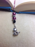 Handmade Beaded Bookworm Bookmark, Book Thong, Gift for Book Lovers, Book Bling, books, Bible Bookmark ,  - Jill's Beaded Knit Bits, Jill's Beaded Knit Bits
 - 2