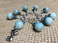 Cat Knittng Stitch Markers-  Snag Free Beaded Kitten stitch marker set- Gifts for Knitters- Crochet Stitch markers- Tools ,  - Jill's Beaded Knit Bits, Jill's Beaded Knit Bits
 - 2