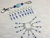 0 to 99 Numbered Row Counter System with Beaded Lanyard Holder- Numbered Piggyback Snag Free Stitch Markers- Gifts for Knitters ,  - Jill's Beaded Knit Bits, Jill's Beaded Knit Bits
 - 2