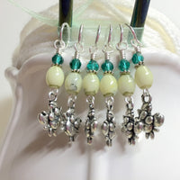 Cute Crabs Stitch Marker Set- Snag Free Knitting Markers , stitch markers - Jill's Beaded Knit Bits, Jill's Beaded Knit Bits
 - 4