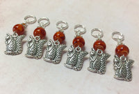 6 Chipmunk Stitch Markers- Snag Free Gifts for Knitters , Stitch Markers - Jill's Beaded Knit Bits, Jill's Beaded Knit Bits
 - 2