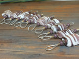 Lilac Swirl Stitch Markers- Snag Free Wire Loop Beaded Knitting Markers- Gift for Knitters-  Purple Knitting Jewelry ,  - Jill's Beaded Knit Bits, Jill's Beaded Knit Bits
 - 4