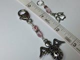 Angels Stitch Marker Set with Holder- Knitting Gift- Tools for Knitters , Stitch Markers - Jill's Beaded Knit Bits, Jill's Beaded Knit Bits
 - 5